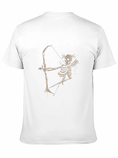 Skeleton Archer Graphic Tee - Classic Black T-Shirt