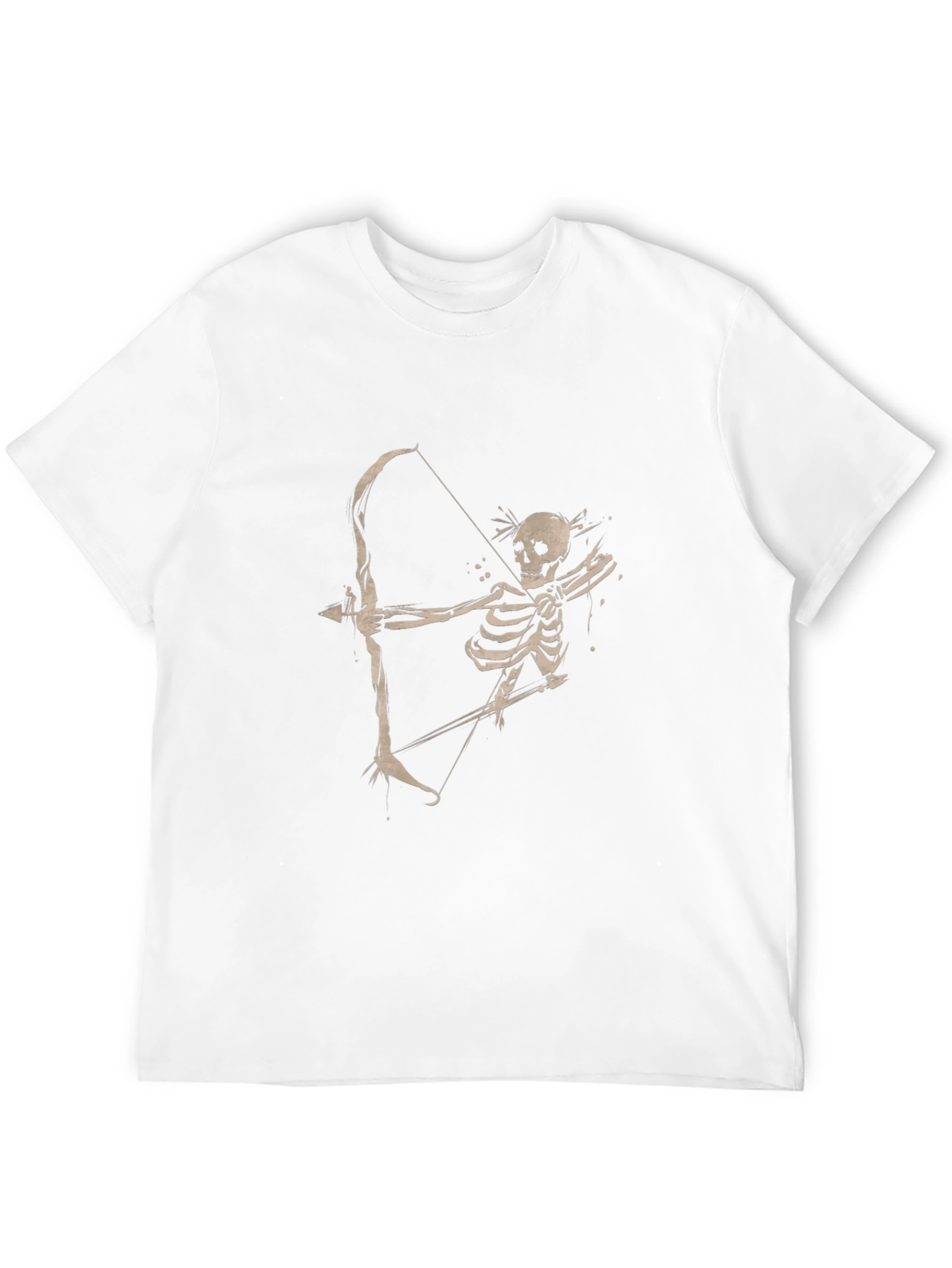 Skeleton Archer Graphic Tee - Classic Black T-Shirt