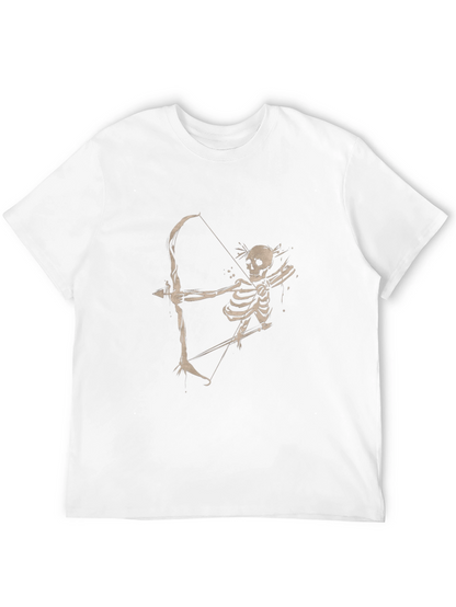 Skeleton Archer Graphic Tee - Classic Black T-Shirt