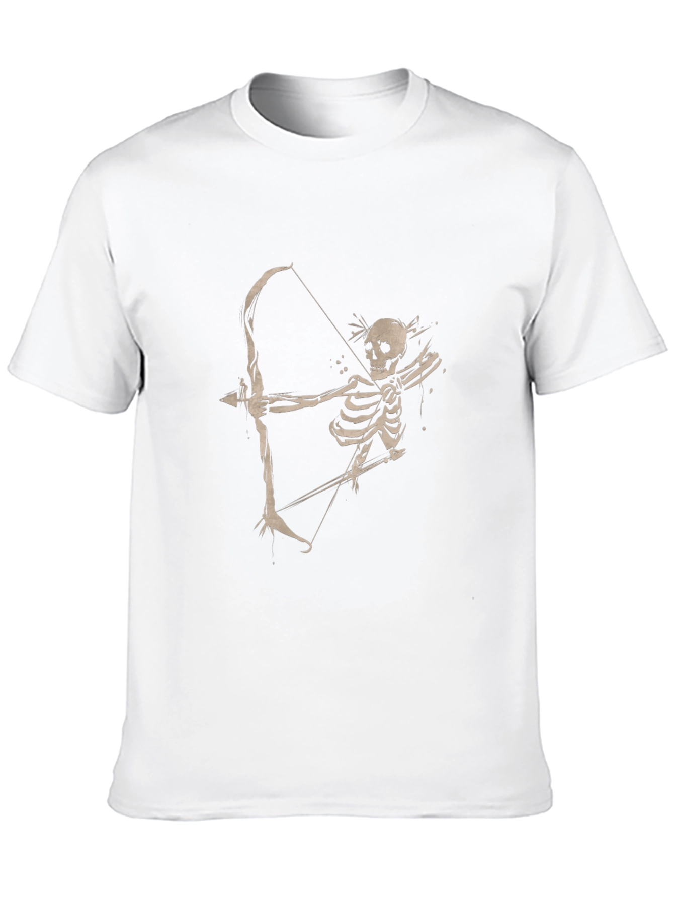 Skeleton Archer Graphic Tee - Classic Black T-Shirt