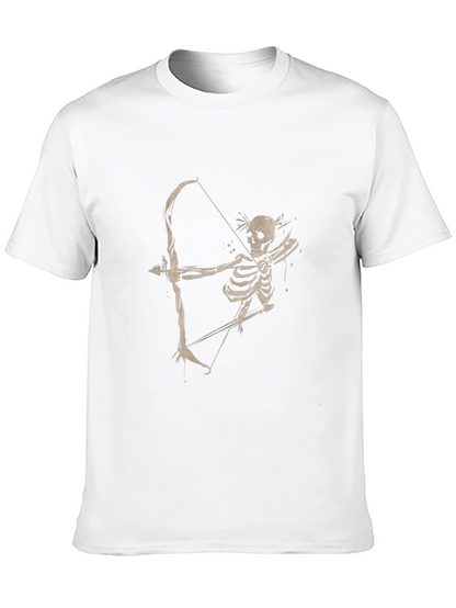 Skeleton Archer Graphic Tee - Classic Black T-Shirt