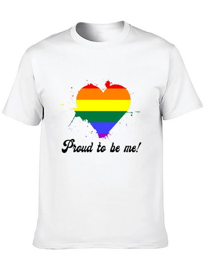 Pride Heart Graphic Tee - Black