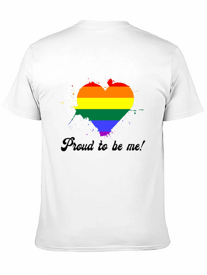 Pride Heart Graphic Tee - Black