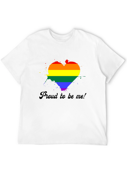 Pride Heart Graphic Tee - Black