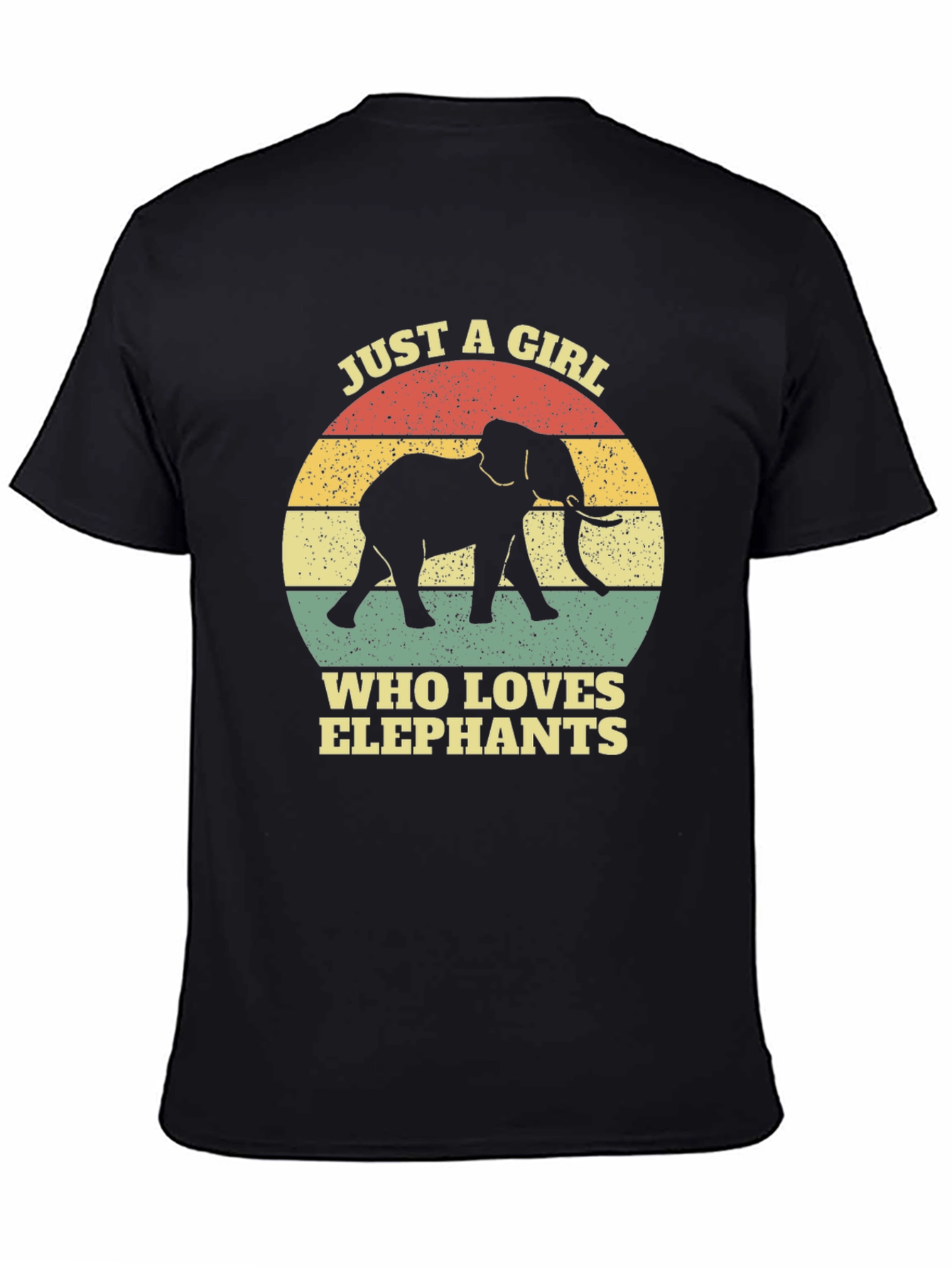 Elephant Lover T-Shirt - Girls Retro Graphic Tee