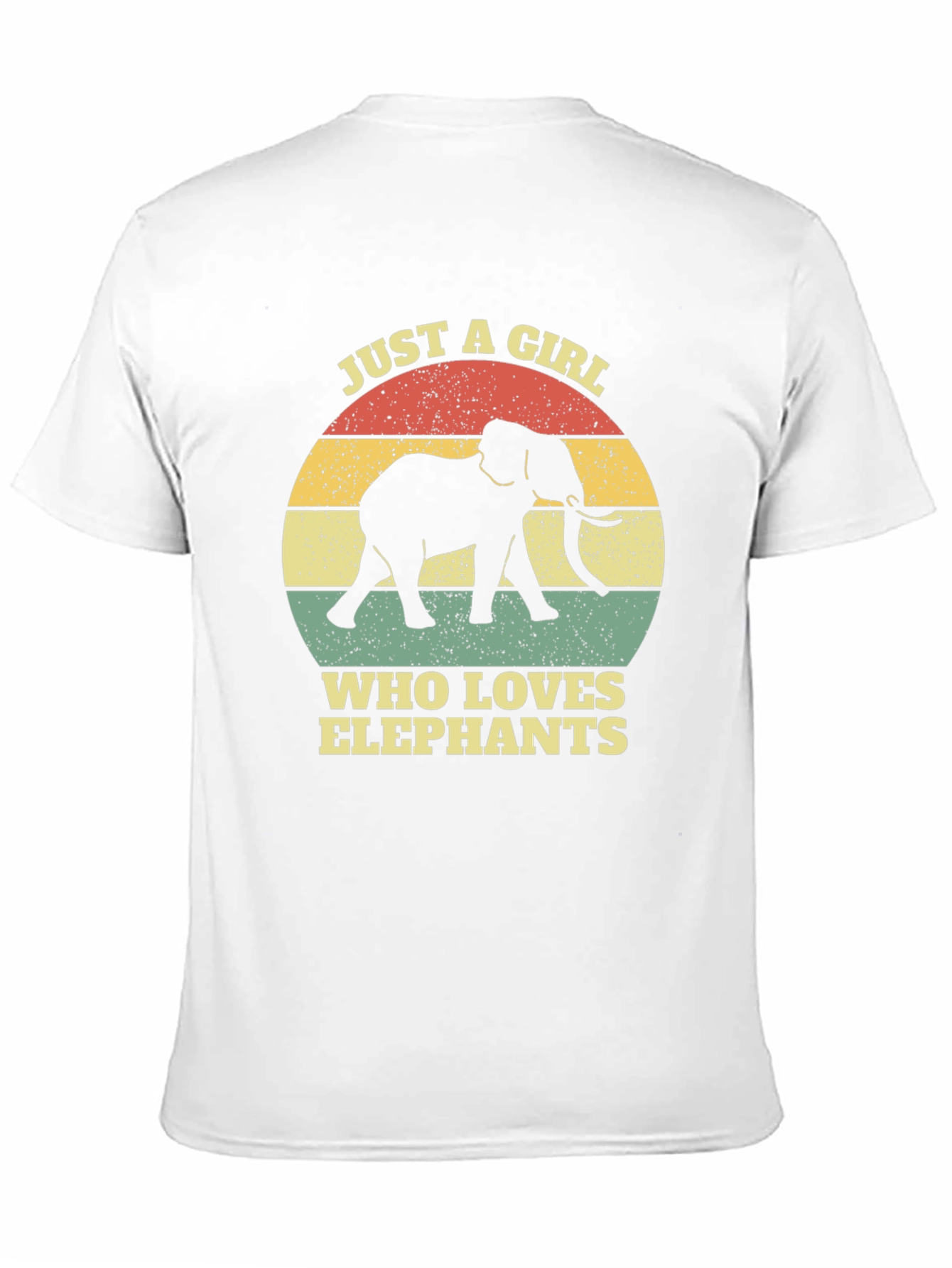 Elephant Lover T-Shirt - Girls Retro Graphic Tee