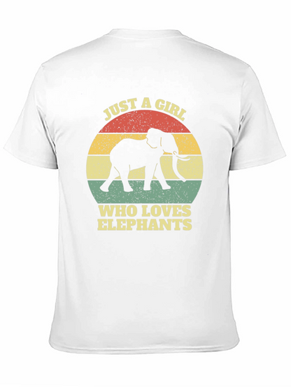 Elephant Lover T-Shirt - Girls Retro Graphic Tee