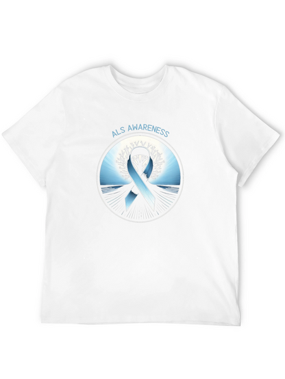 ALS Awareness Ribbon Graphic T-Shirt