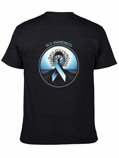 ALS Awareness Ribbon Graphic T-Shirt