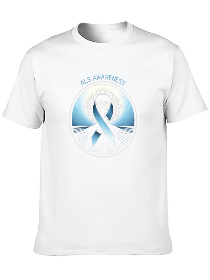 ALS Awareness Ribbon Graphic T-Shirt