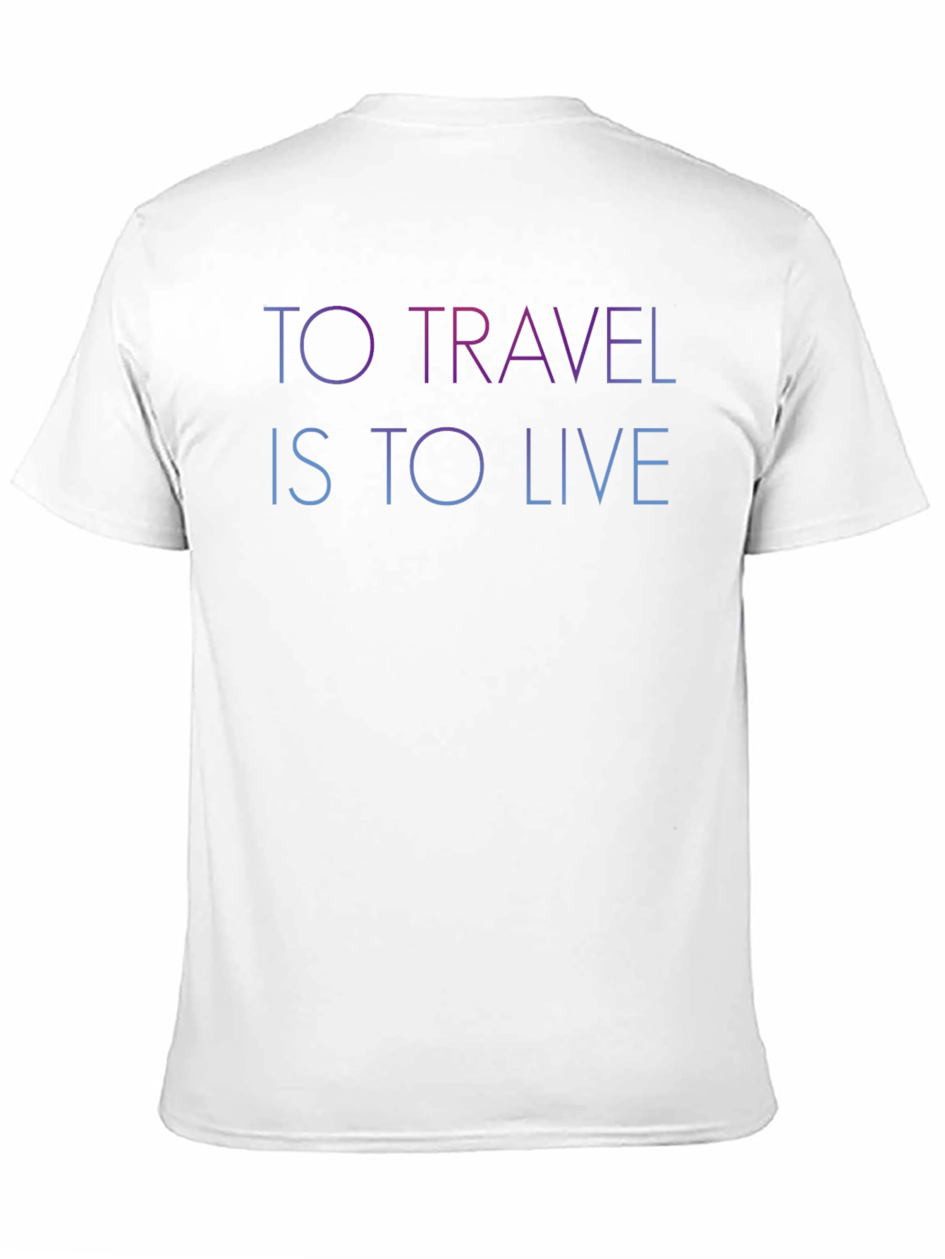 To Travel Is To Live Black Graphic T-Shirt