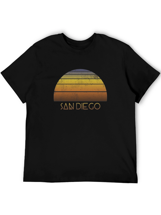 San Diego Retro Sunset Graphic Tee