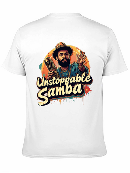 Unstoppable Samba Graphic T-Shirt - Black