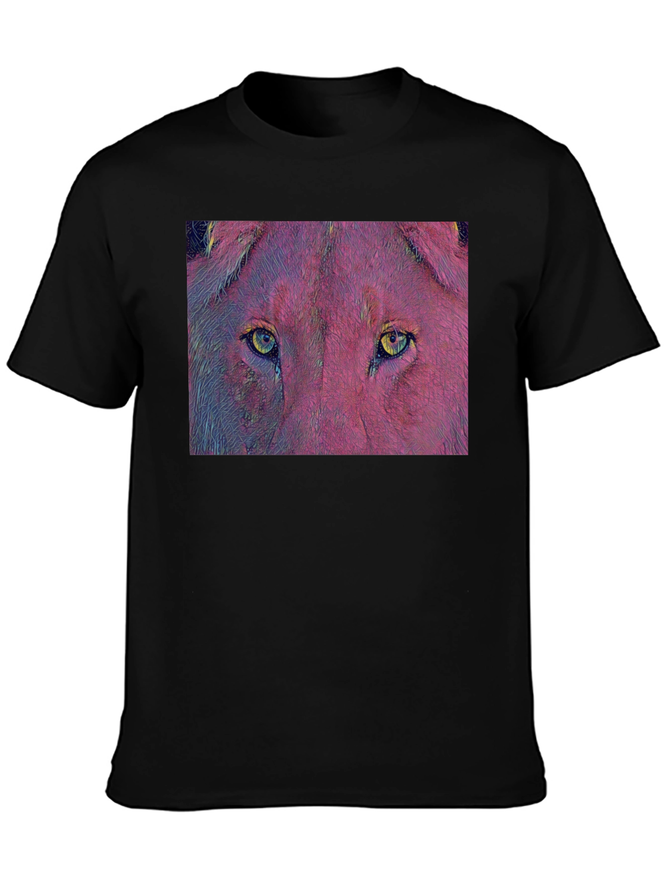 Lion Eyes Graphic T-Shirt - Bold & Unique Design