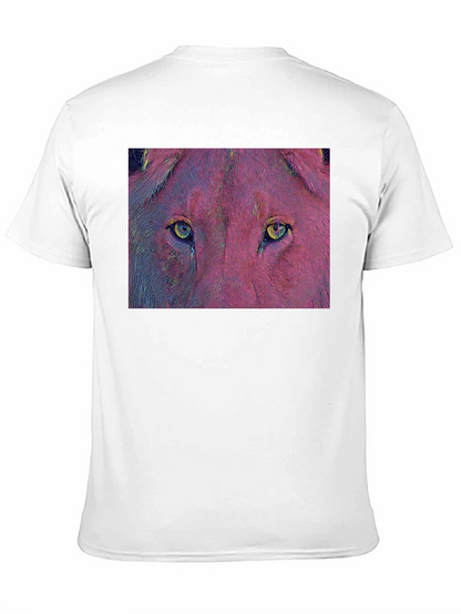 Lion Eyes Graphic T-Shirt - Bold & Unique Design