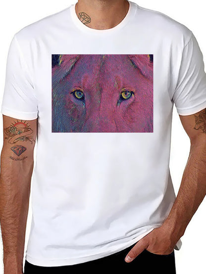 Lion Eyes Graphic T-Shirt - Bold & Unique Design