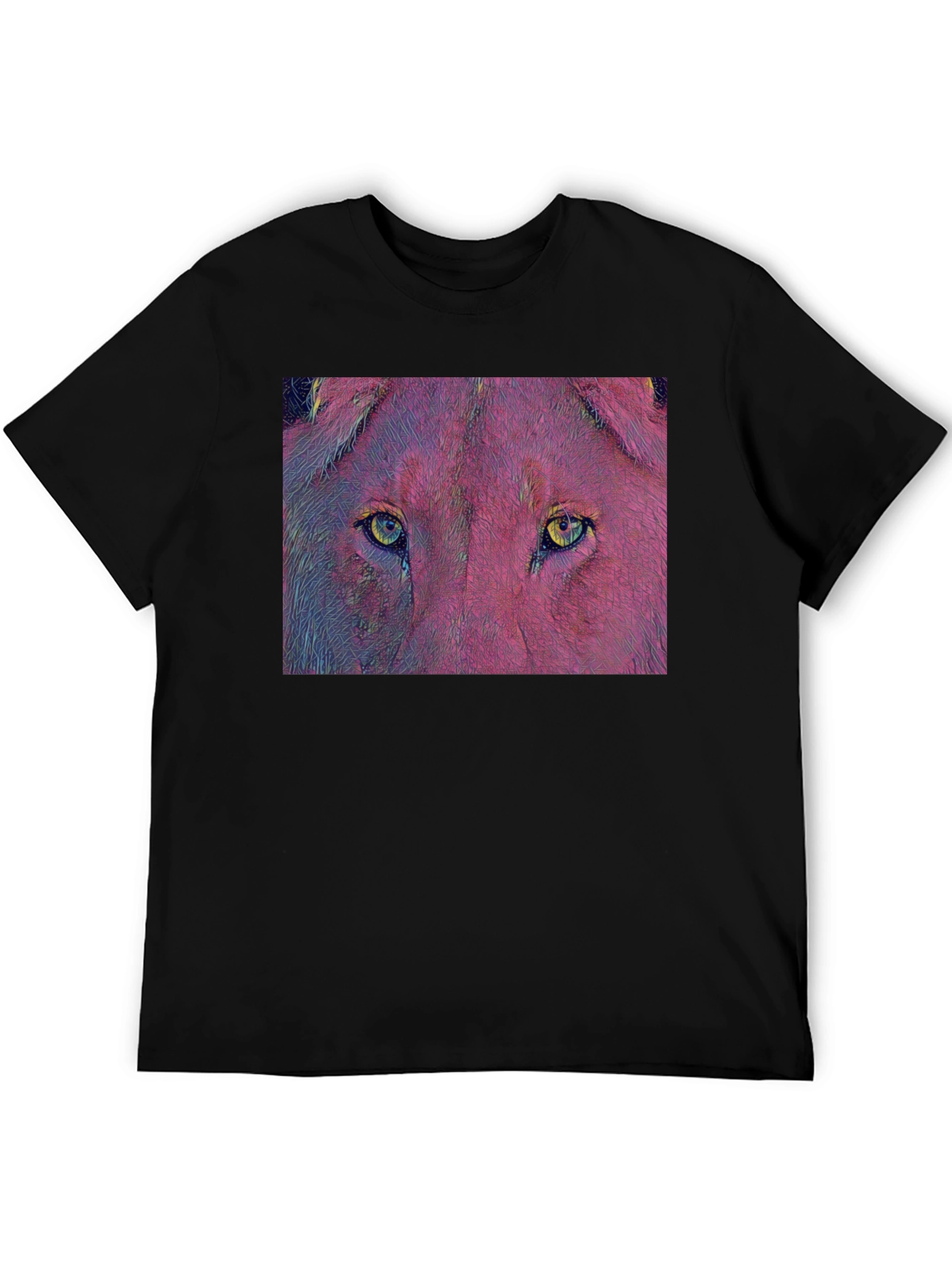 Lion Eyes Graphic T-Shirt - Bold & Unique Design