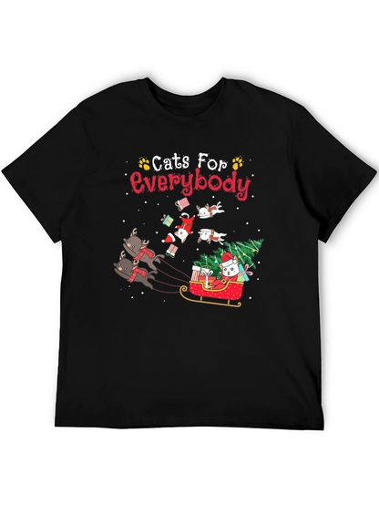 Cats For Everybody Christmas Graphic Tee