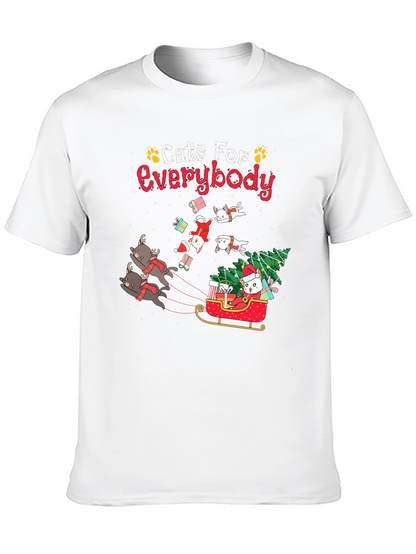 Cats For Everybody Christmas Graphic Tee