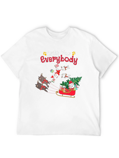 Cats For Everybody Christmas Graphic Tee