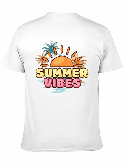 Summer Vibes Graphic Tee - Black T-Shirt