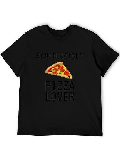 Non-Fungible Pizza Lover Black T-Shirt