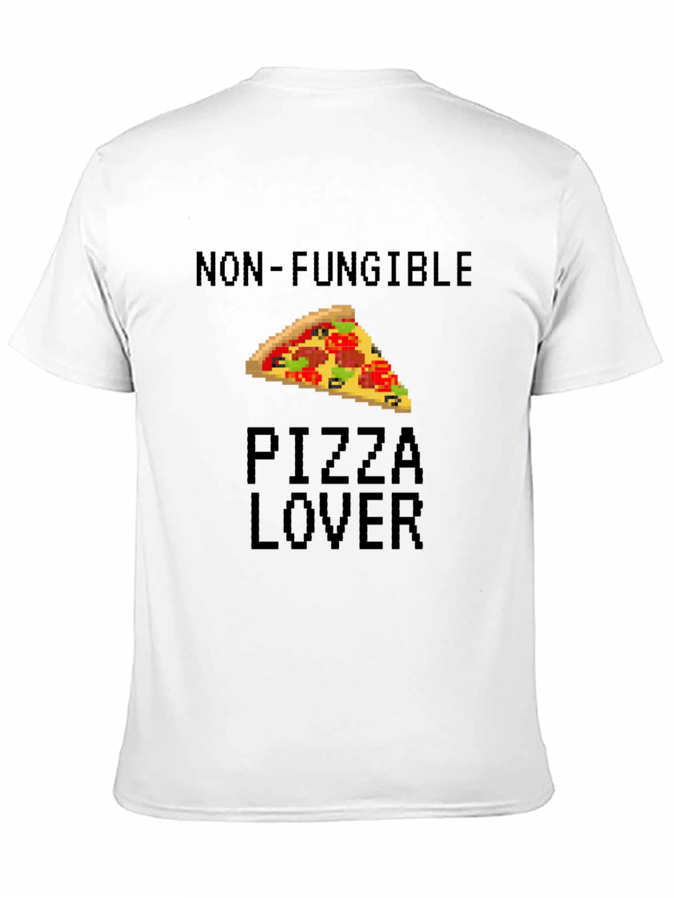 Non-Fungible Pizza Lover Black T-Shirt