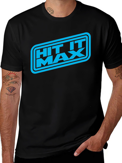 Hit It Max Graphic Tee - Black
