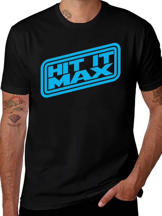 Hit It Max Graphic Tee - Black