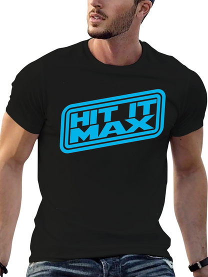 Hit It Max Graphic Tee - Black