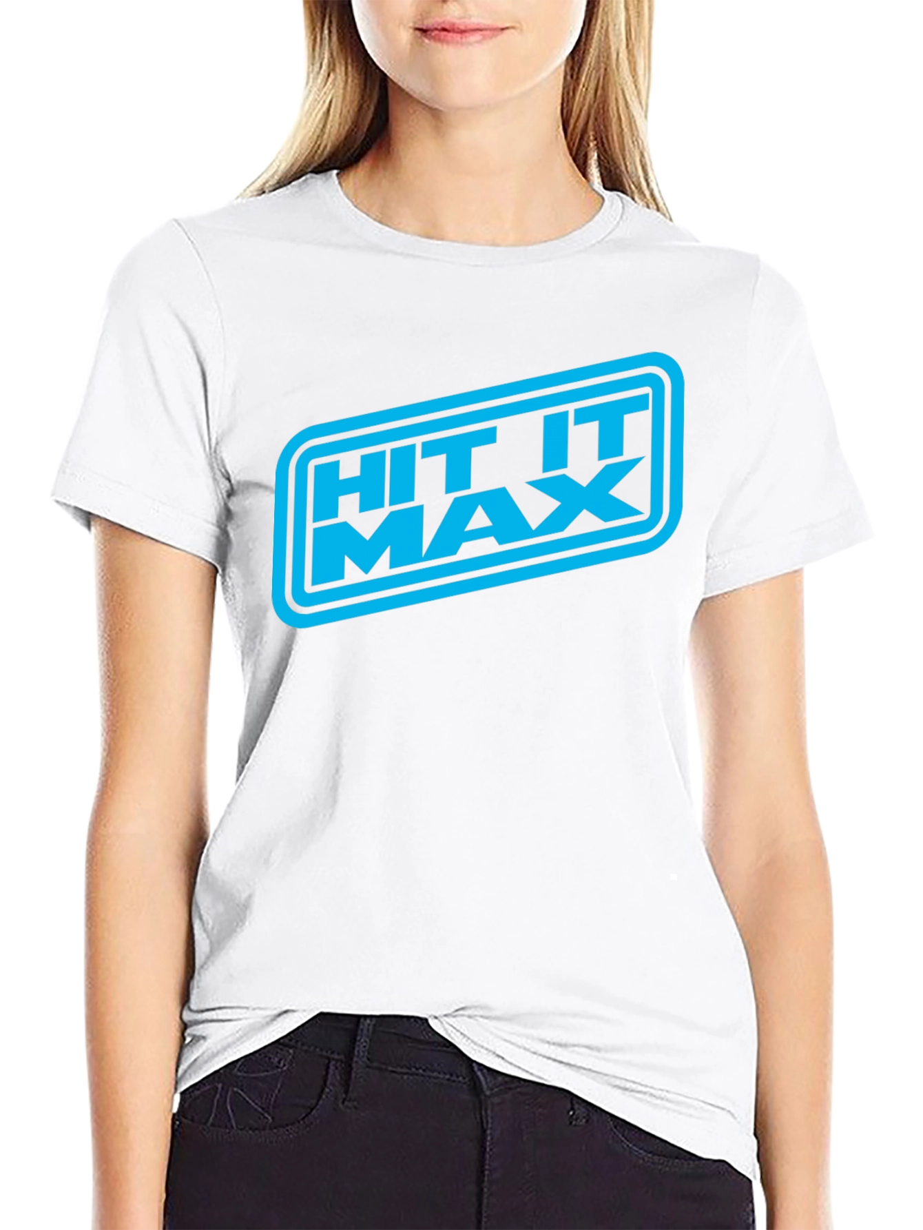 Hit It Max Graphic Tee - Black