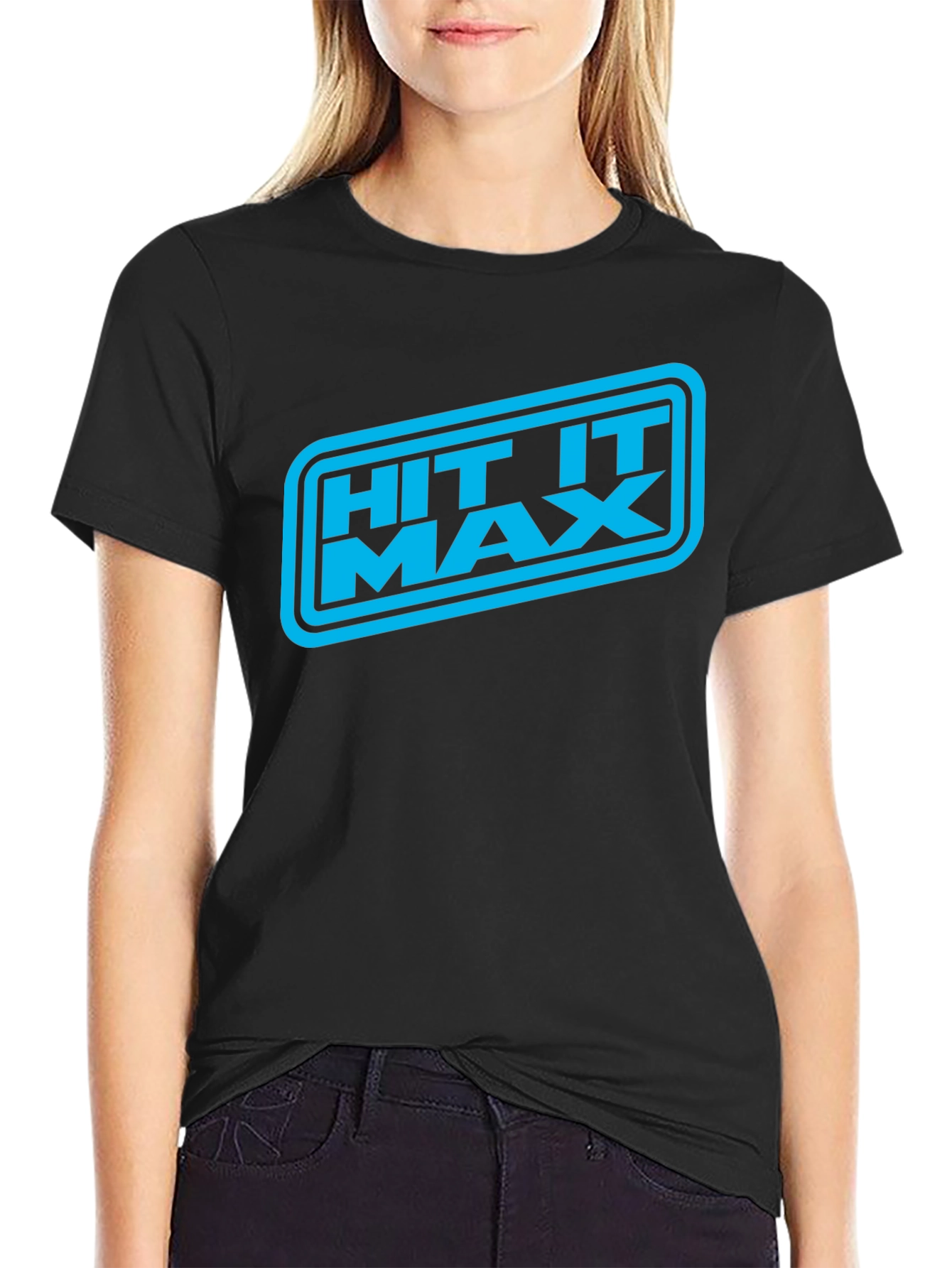 Hit It Max Graphic Tee - Black