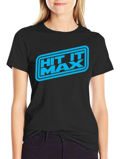 Hit It Max Graphic Tee - Black