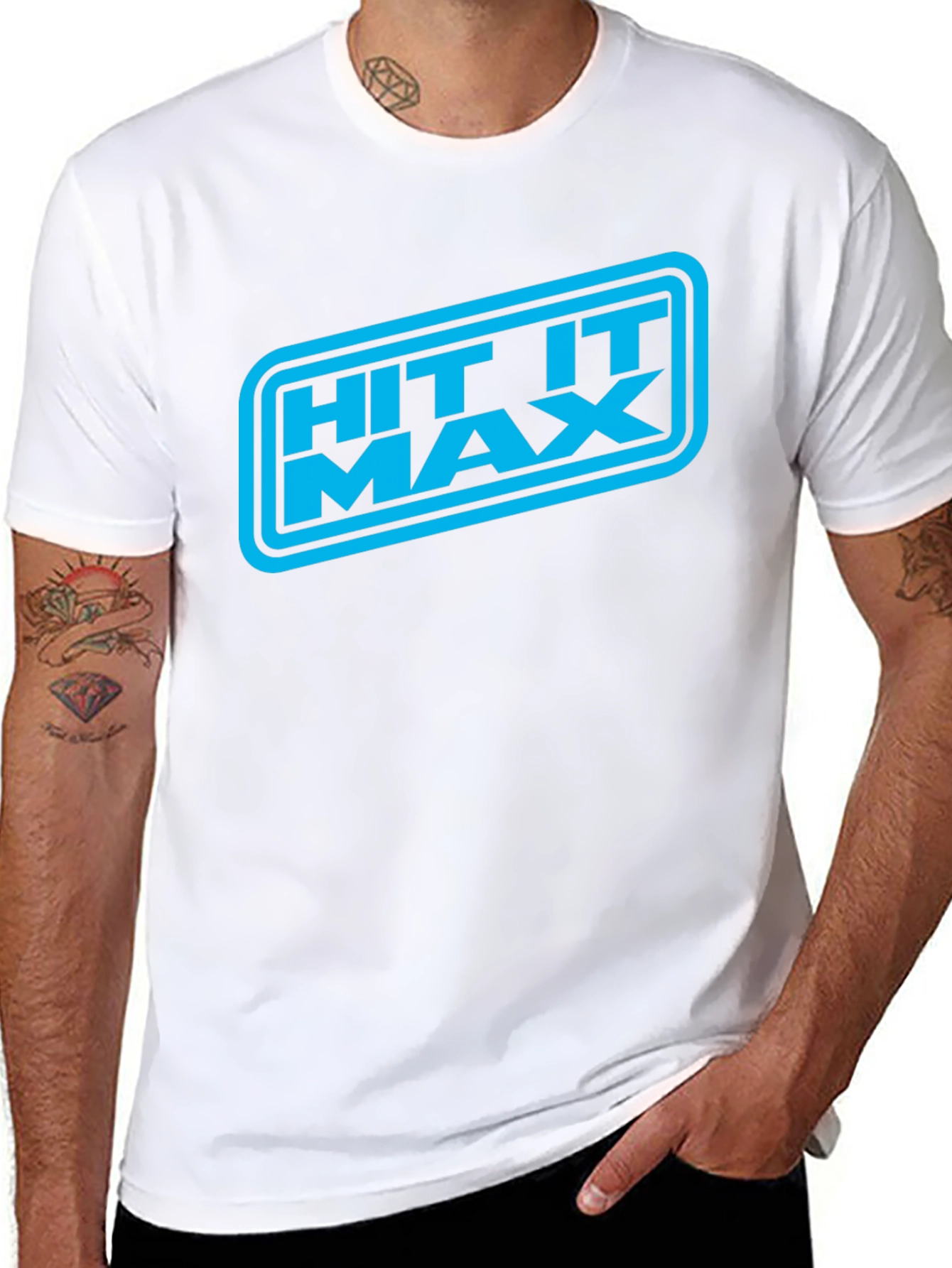 Hit It Max Graphic Tee - Black