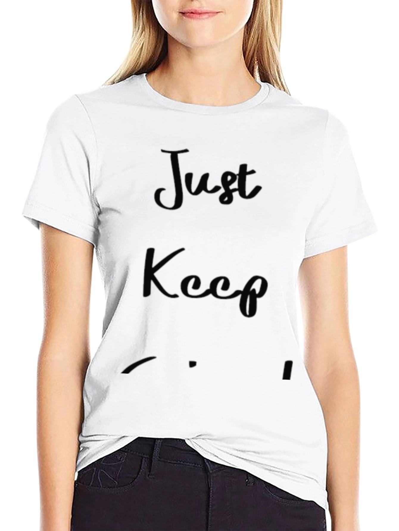 Just Keep Going Crew Neck T-Shirt