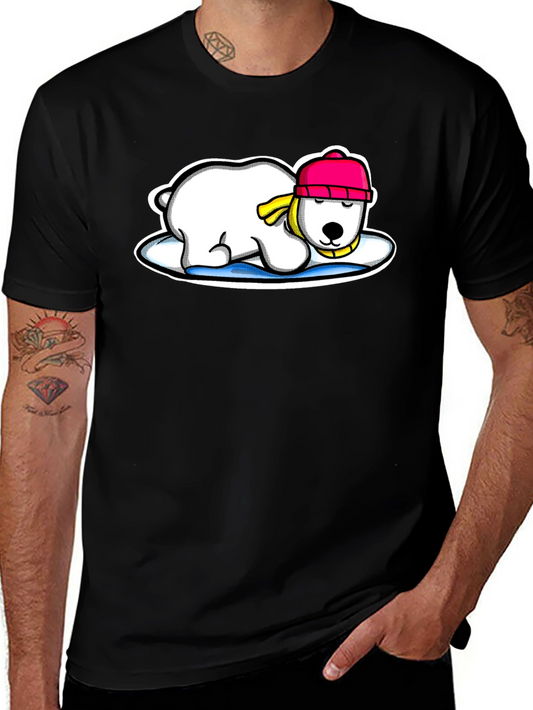 Polar Bear Graphic Tee - Cute Winter Style