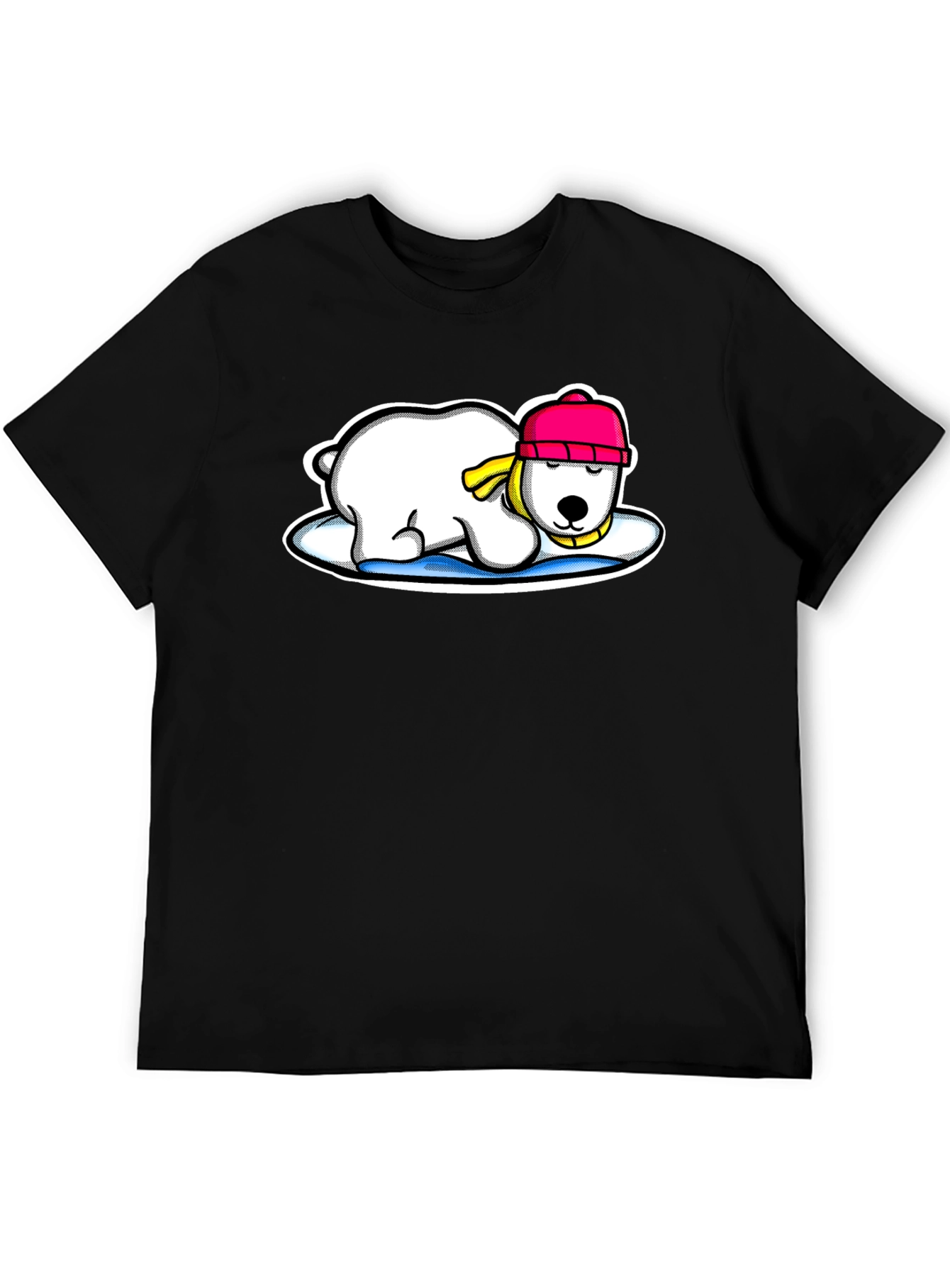 Polar Bear Graphic Tee - Cute Winter Style