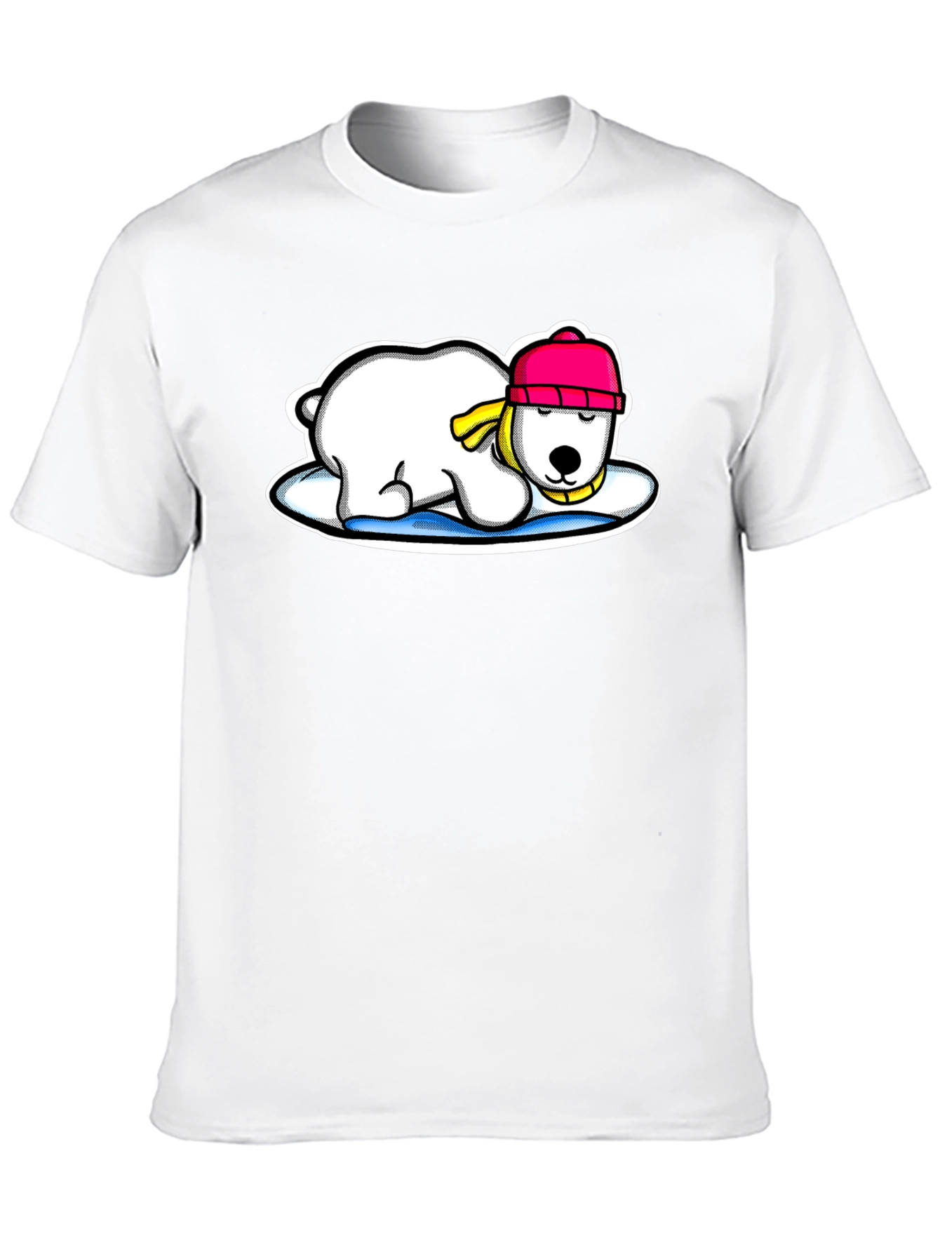 Polar Bear Graphic Tee - Cute Winter Style