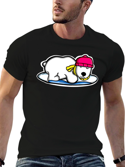 Polar Bear Graphic Tee - Cute Winter Style