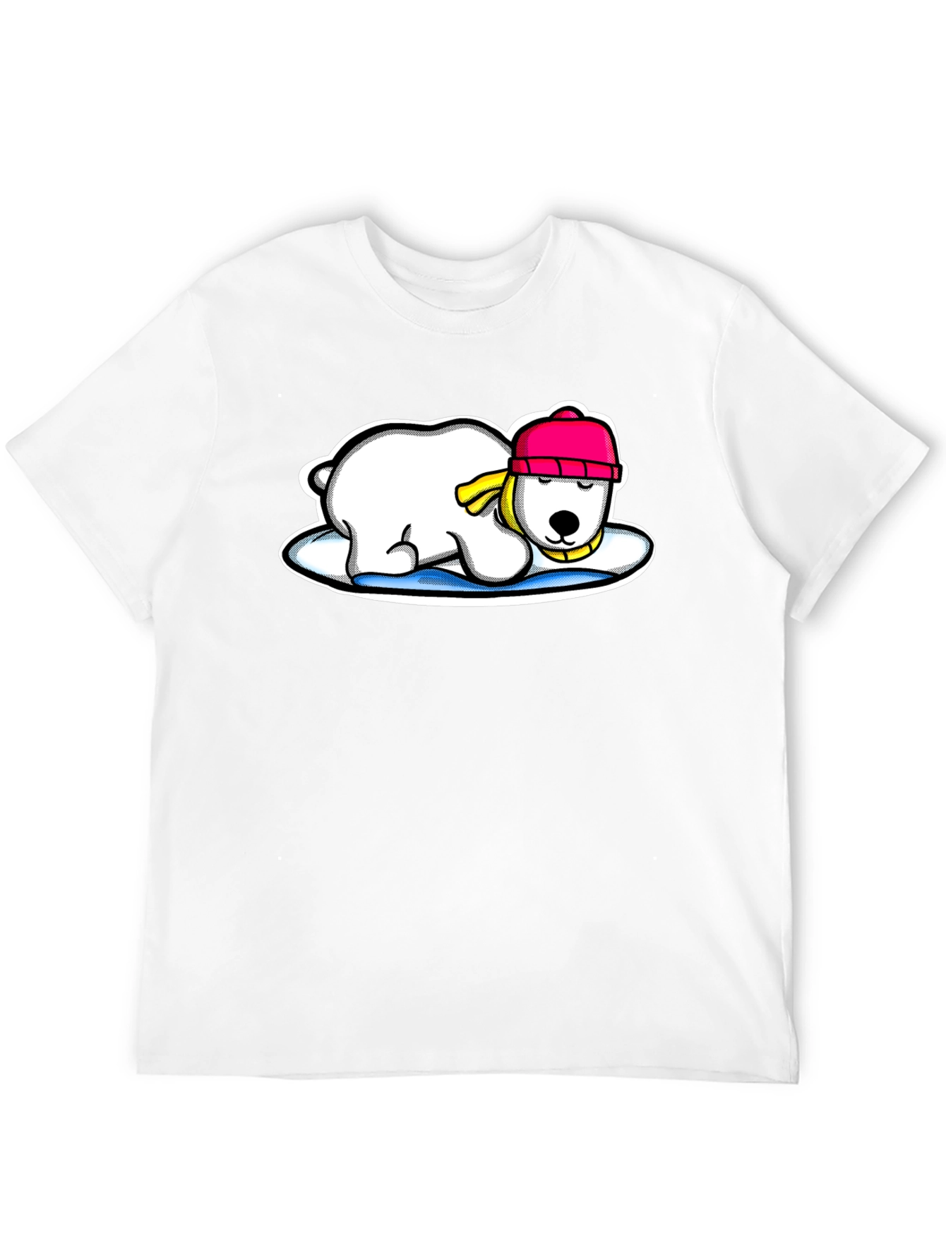 Polar Bear Graphic Tee - Cute Winter Style