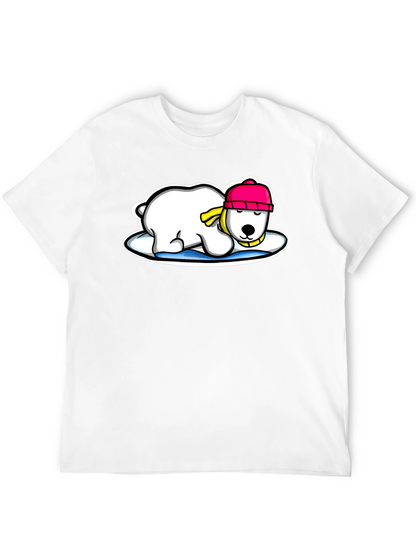 Polar Bear Graphic Tee - Cute Winter Style
