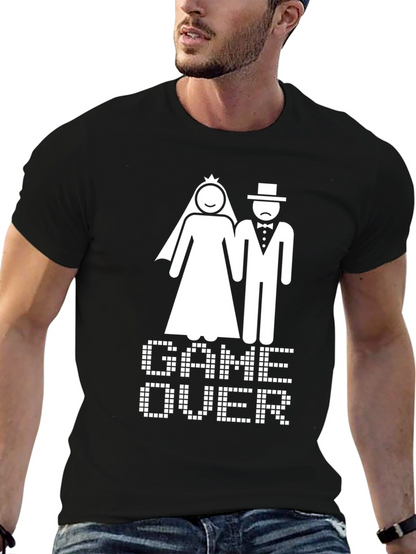 Game Over Wedding T-Shirt - Funny Bridal Party Tee