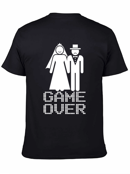 Game Over Wedding T-Shirt - Funny Bridal Party Tee