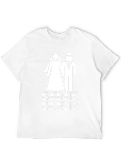 Game Over Wedding T-Shirt - Funny Bridal Party Tee