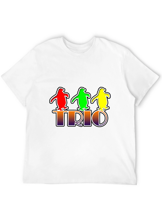 Colorful Penguin Trio Graphic Tee