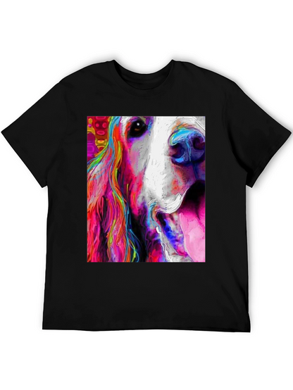 Dog Art Black Tee