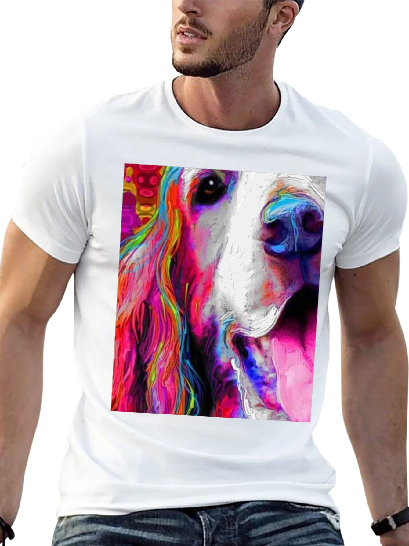 Dog Art Black Tee