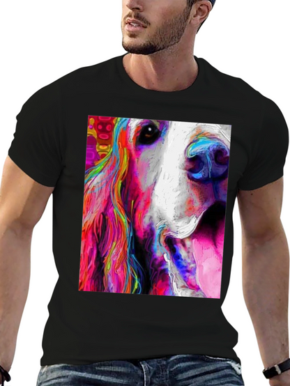 Dog Art Black Tee