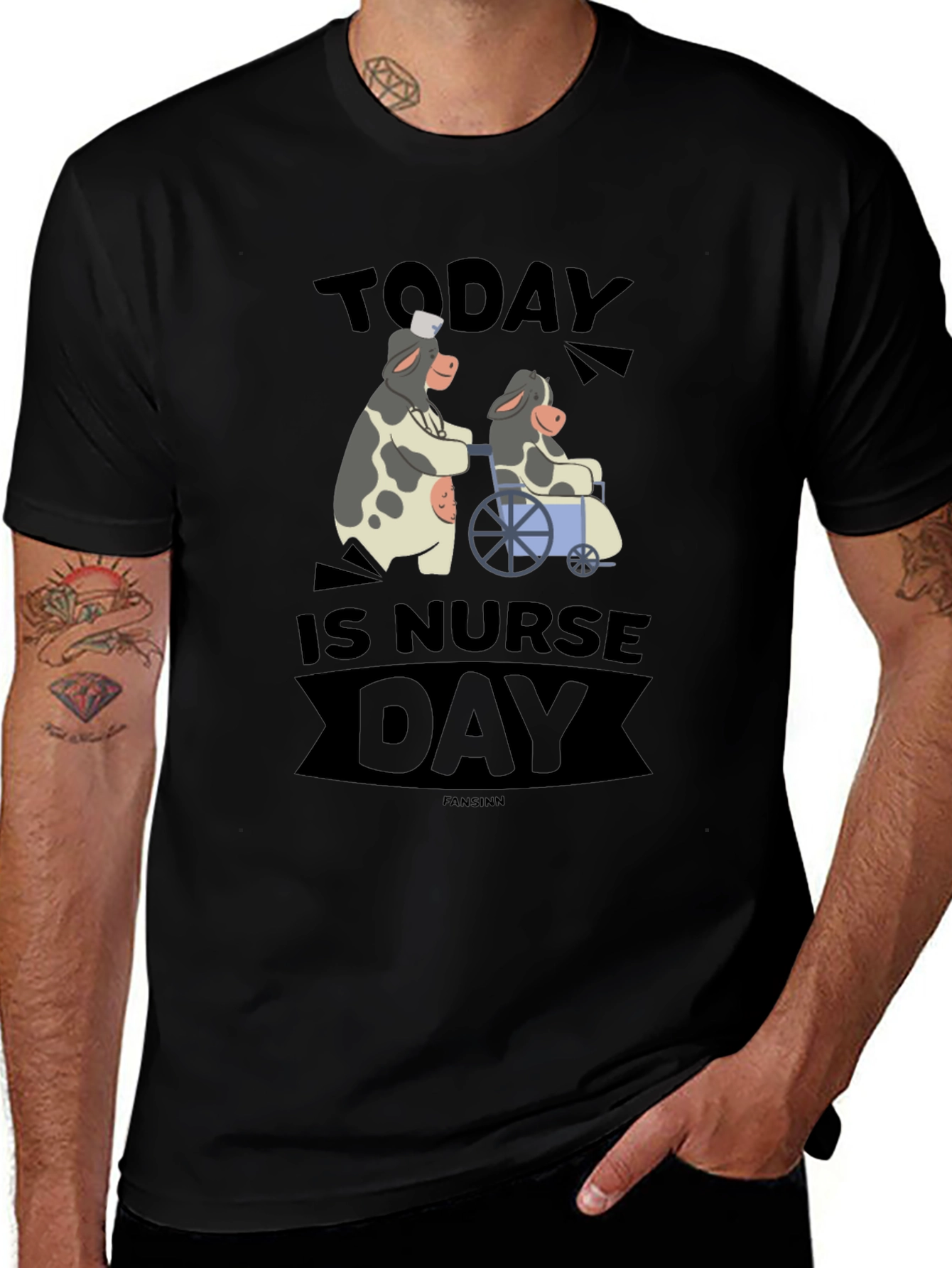 Today is Nurse Day Cow Graphic Tee