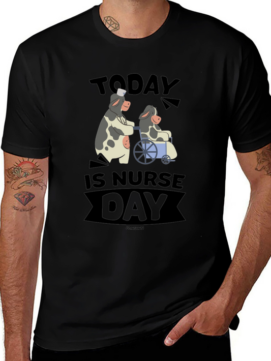 Today is Nurse Day Cow Graphic Tee